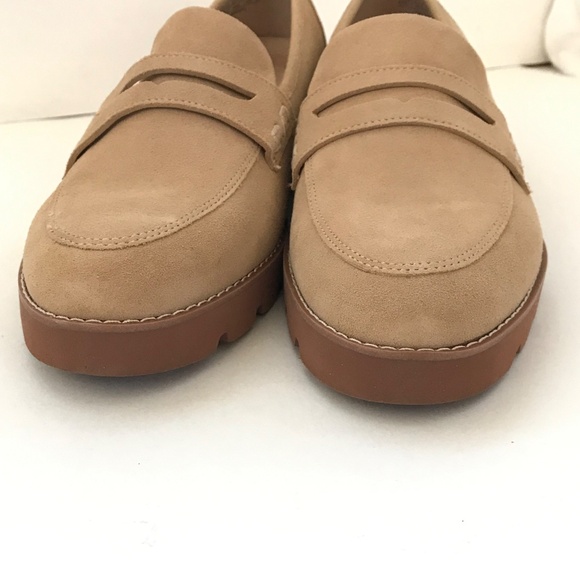 VIONIC Penny Loafer Suede Lug Sole Cheryl ll Sand Women’s Size 9.5 New in Box - Picture 7 of 16